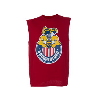 Tank Chivas Futbol Basic Escudo Retro Sin Manga Unisex