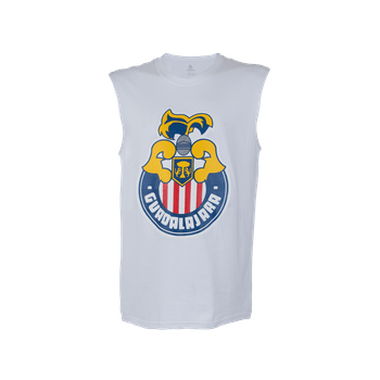 Tank Chivas Futbol Basic Escudo Retro Sin Manga Unisex