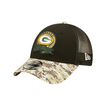 Gorra New Era NFL 9FORTY Green Bay Packers Salute to Service 2022