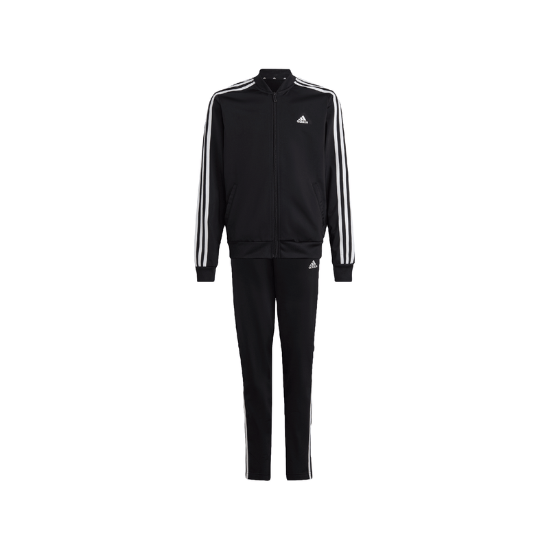 Sudadera Deportiva Hombre Adidas Essentials 3 Franjas Negro