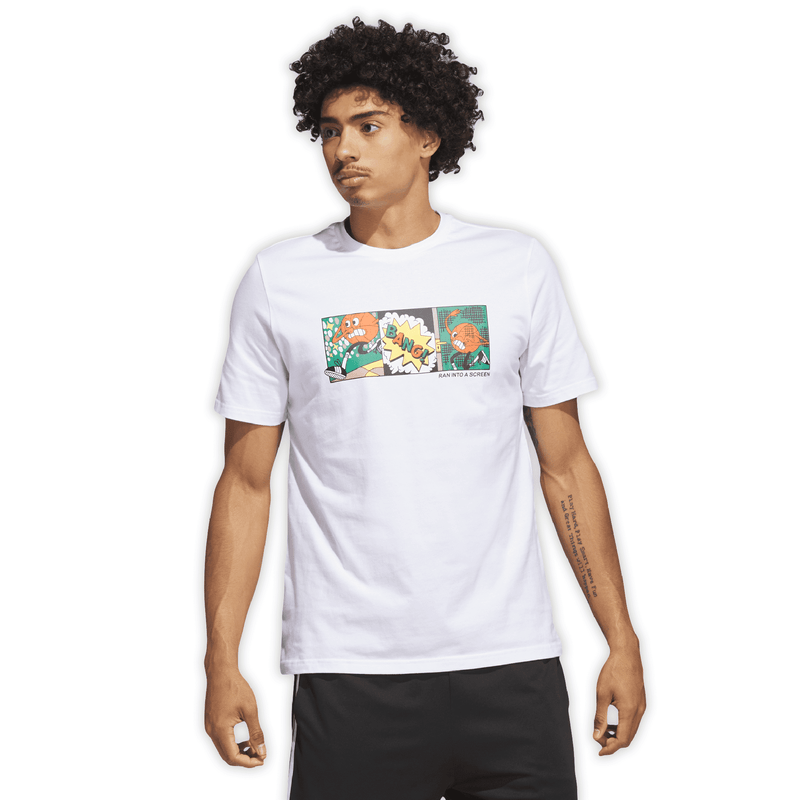 Playera adidas Basquetbol Lil' Stripe Hombre - Martí MX