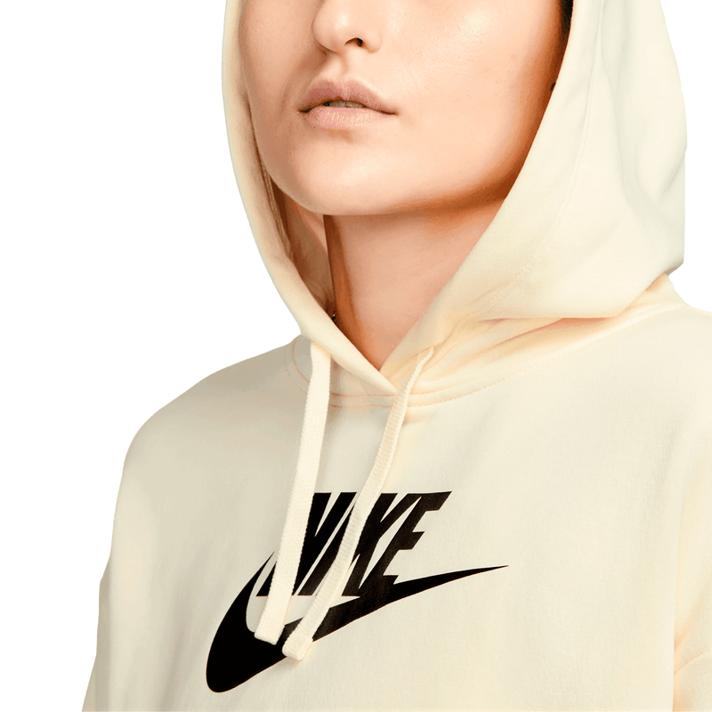 Sudadera Nike Beige Con Capucha Mujer