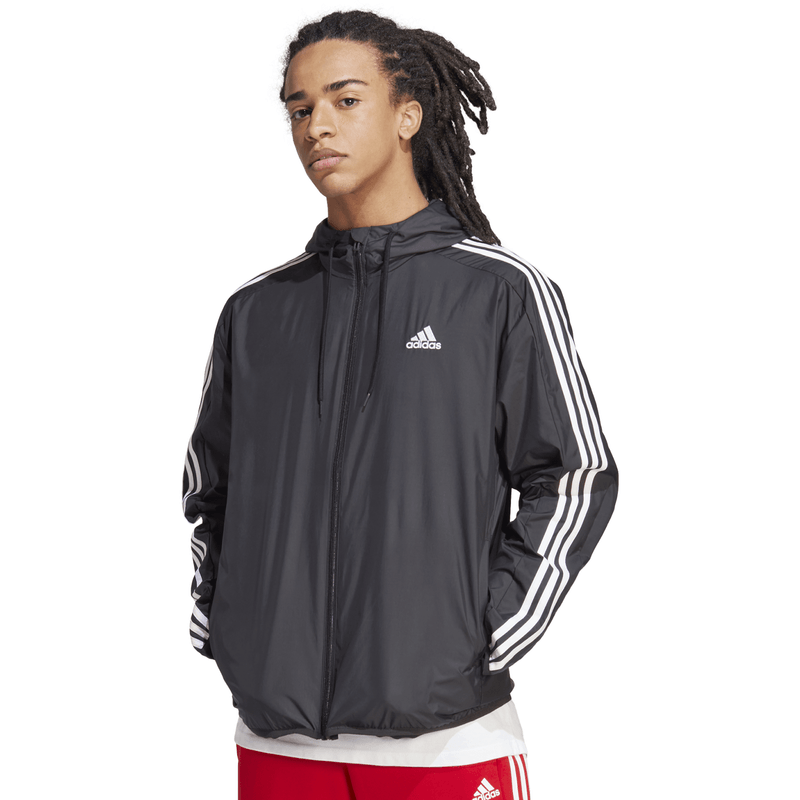 Chaqueta Deportiva para Mujer Adidas Essentials 2 Stripes Negro