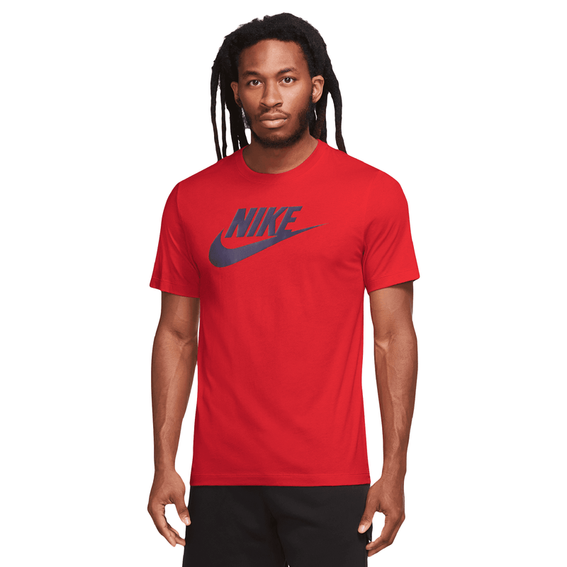 Camiseta nike hombre roja hot sale