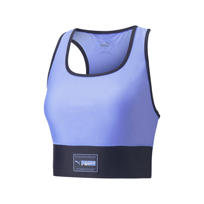 Puma Studio - Azul - Camiseta Yoga Mujer