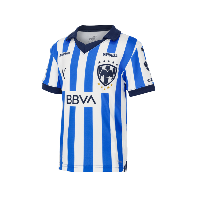 Jersey Puma Futbol Rayados de Monterrey Local Fan 23 24 Ni o