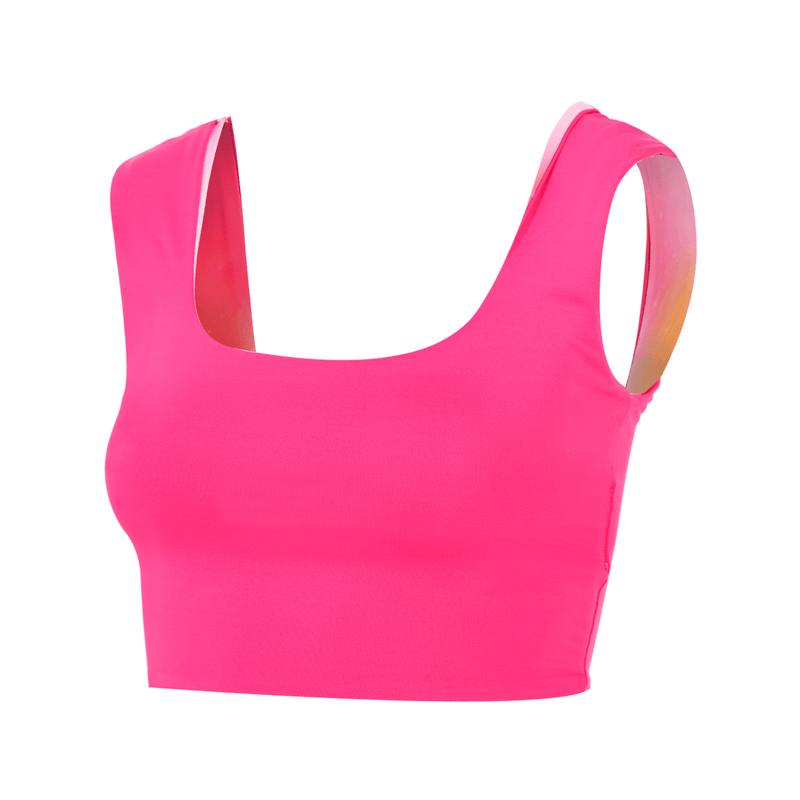 TOP DEPORTIVO PARA NIÑA NIKE REVERSIBLE - NARANJA