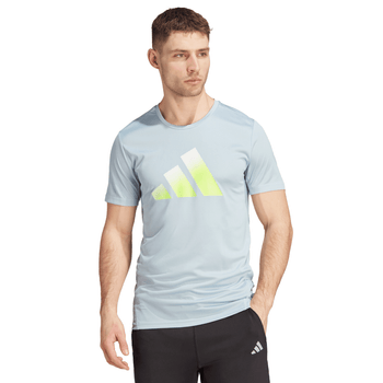 Playera adidas Correr Run Icons 3 Stripes Logo Hombre IJ9415