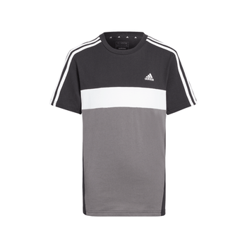 Playera adidas Casual Tiberio 3 Stripes Colorblock Infantil Unisex IJ8735