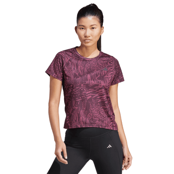 Playera adidas Correr Run Icons 3 Stripes Mujer IL1745