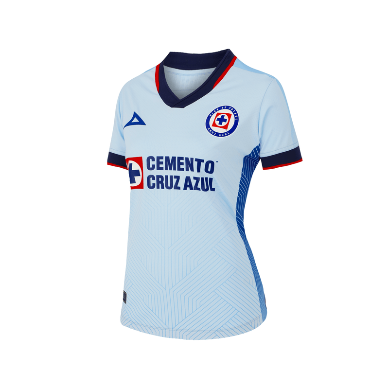 Jersey Pirma Futbol Cruz Azul Visita Fan 23 24 Mujer