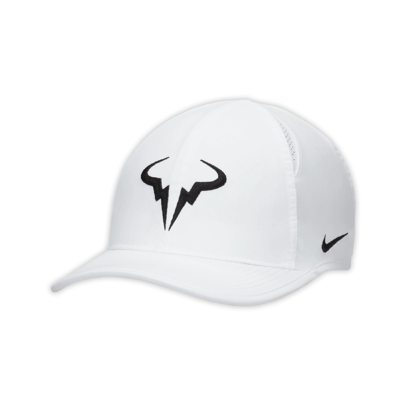 Gorra Rafa desestructurada Nike Dri FIT Club Blanco