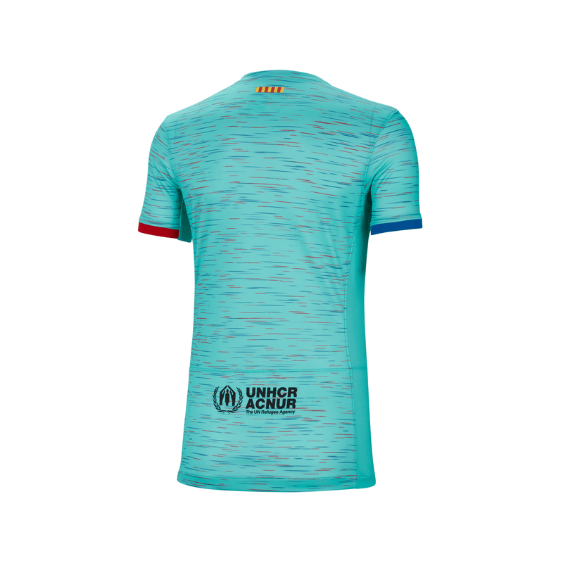 Camiseta FC Barcelona Entreno 23/24 - Azul - Camiseta Fútbol Mujer