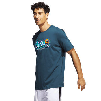 Playera adidas Basquetbol Lil' Stripe Metaverse Hombre IM4632