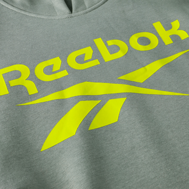 Polera Reebok Identity Fleece Stacked Logo Pullover Hombre