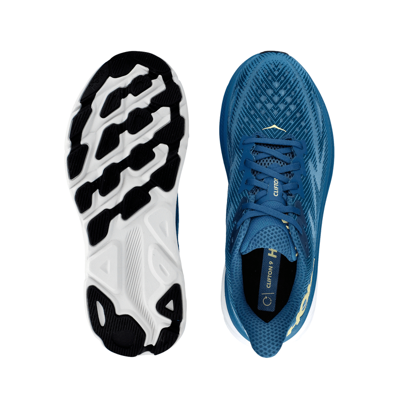 Hoka One One Clifton 9 Wide Zapatos para correr Mujer, azul