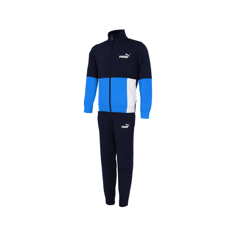 SUDADERA PUMA BASEBALL TRICOT SUIT AZUL HOMBRE. PUMA