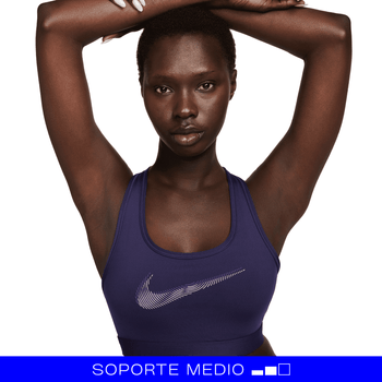 Sujetador Deportivo Nike Entrenamiento Swoosh Mujer