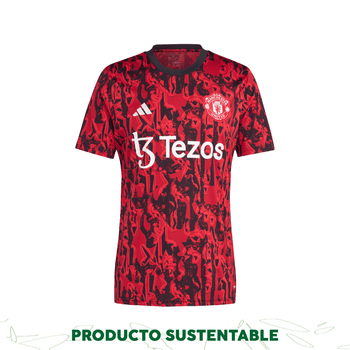 Jersey adidas Futbol Manchester United Pre Match Fan 23/24 Hombre IA7242