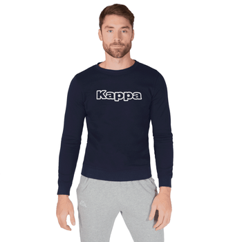 Sudadera Kappa Logo Crewka Hombre