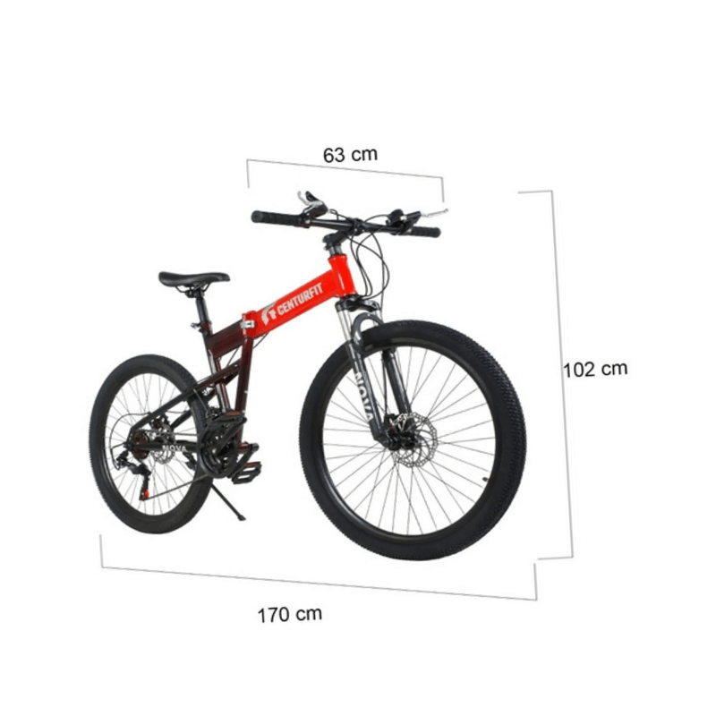 Bicicleta Centurfit Monta a Plegable Biciple26roj R 26 Mart MX