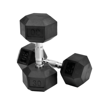 Set de Mancuernas Centurfit Entrenamiento Hexagonales 30lbneg