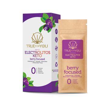 Electrolito True For You  Berry Focused Sachets 7 Sobres