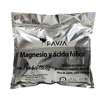 Probióticos Pavia  Magnesio y Ácido Fólico