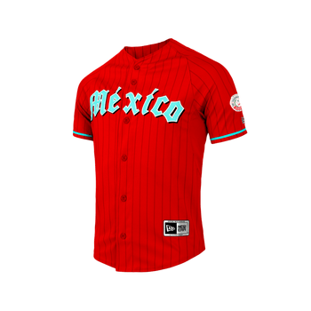 Jersey  New Era LMB Diablos Rojos del México vs New York Yankees Visita 2024 Hombre 14379632