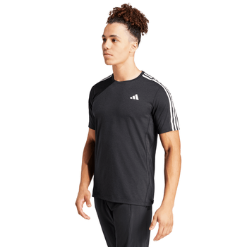 Playera adidas Correr Own the Run 3 Stripes Hombre IQ3834