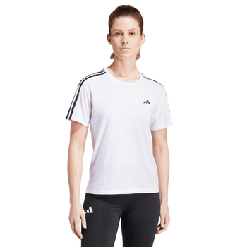 Playera adidas Correr Own the Run 3 Stripes Mujer IQ3876