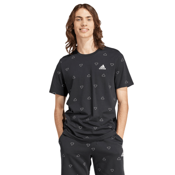 Playera adidas Essentials Seasonal Monogram Graphic Hombre IS1826