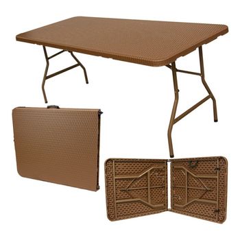 Mesa Plegable Jardimex Campismo 183 Ratan