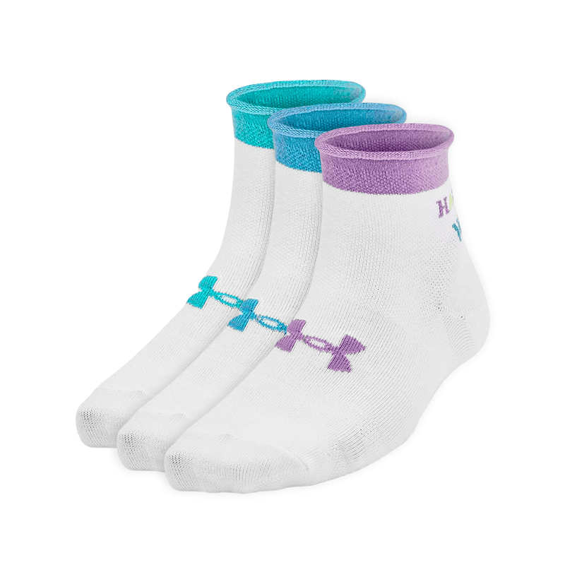 Calceta Under Armour Casual Essential 3 Pack Mujer 1384025 100 Marti MX