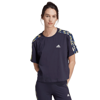 Top adidas Casual Vibrant Print 3 Stripes Mujer IL5868