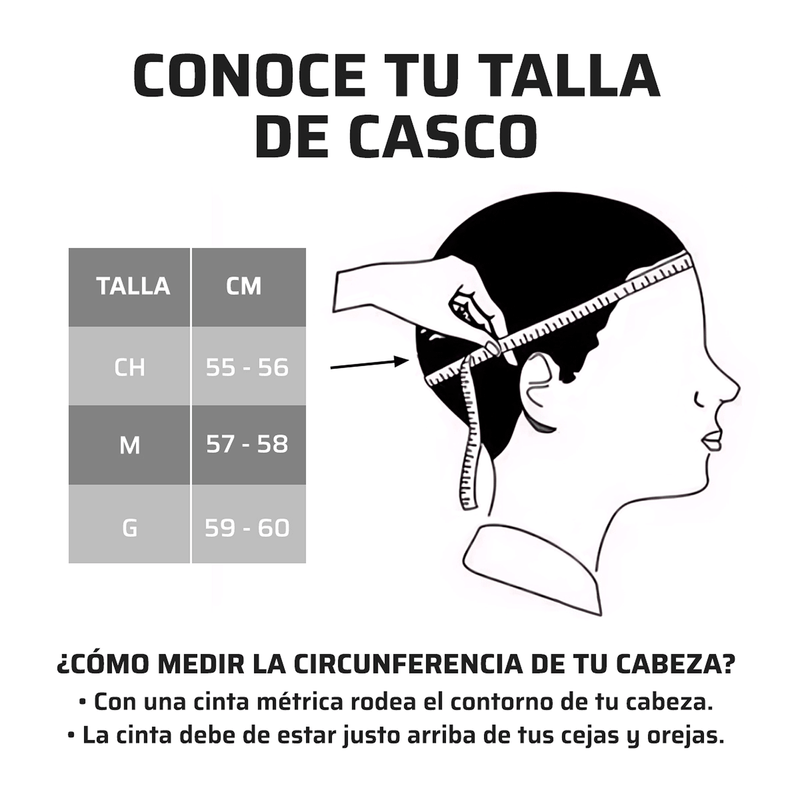 MEDIDA-CASCOS