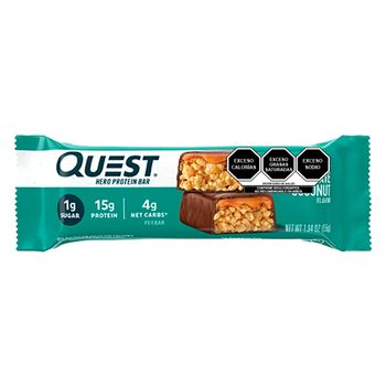 Barra de Proteína Quest Nutrition Hero Crispy 12pz Chocolate con Coco