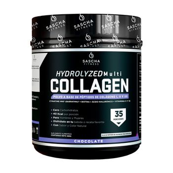 Suplemento Alimenticio Sascha Fitness Colágeno 490gr Chocolate