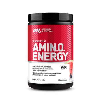 Suplemento Alimenticio Optimum Nutrition Essential 270gr Aminos Fusión de Frutas