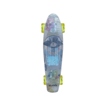 Patineta Llantas Led Penny BZR Skate Mapache Unisex