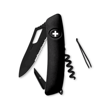 Navaja Swiza Campismo SH01 TR Wavy Edge