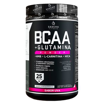 Suplemento Alimenticio Sascha Fitness BcaaS Uva