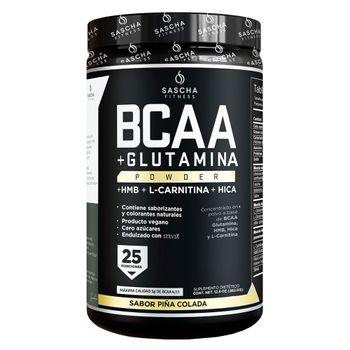 Suplemento Alimenticio Sascha Fitness BcaaS Piña Colada