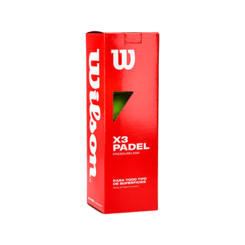 Pelota Wilson Padel X3 Unisex