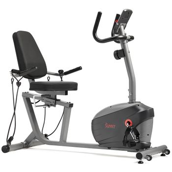 Bicicleta Recumbente Sunny Health Entrenamiento Performance Interactive Series