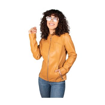 Chamarra Greenlander Impermeable Camel VIN6994 Mujer