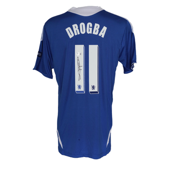 Jersey Autografiado por Didier Drogba del Chelsea FC Unisex