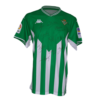 Jersey Autografiado por el Equipo del Real Betis Unisex