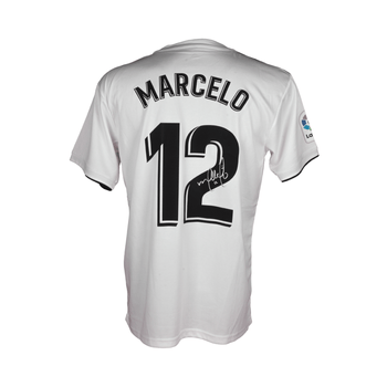 Jersey Autografiado por Marcelo Vieira del Real Madrid FC Unisex