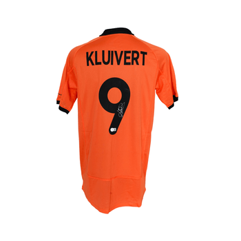 Jersey Autografiado por Patrick Kluivert de la Selección Nacional de Países Bajos Unisex